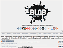 Tablet Screenshot of blobagency.com
